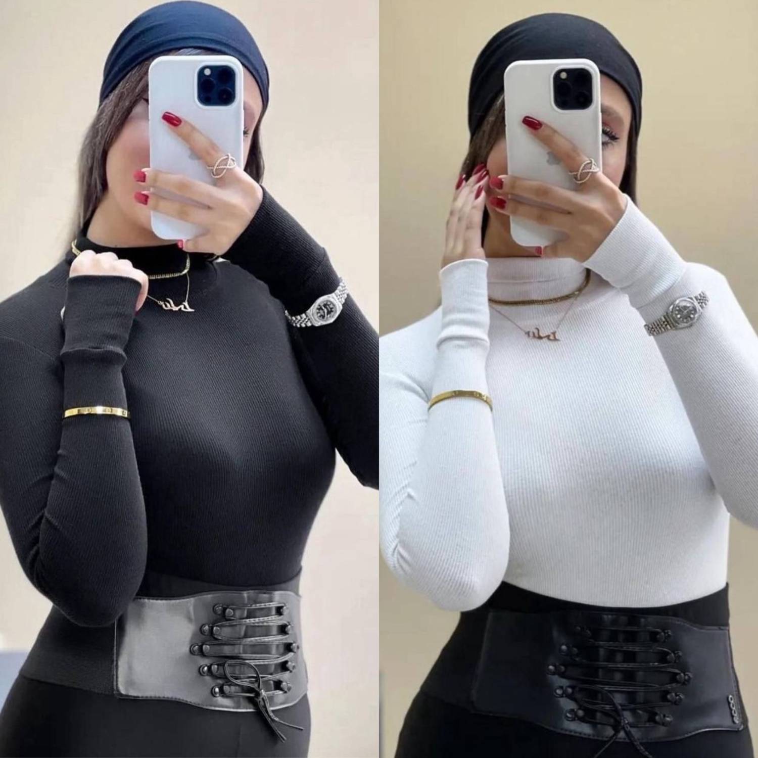 بادی یقه اسکی زنانه مدل شادی